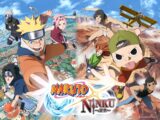 Naruto et Fūsuke entourés de l’équipe 7 et des personnages de Ninku sur le visuel officiel du crossover