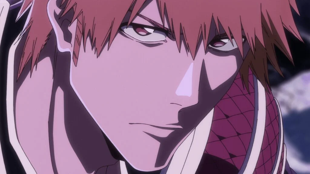Ichigo Kurosaki au regard déterminé dans Bleach: Thousand-Year Blood War