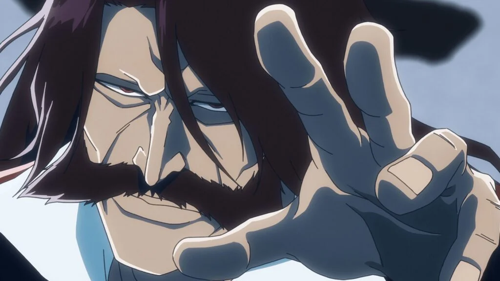 Yhwach, le souverain des Quincy, tend la main vers l’avant dans Bleach: Thousand-Year Blood War
