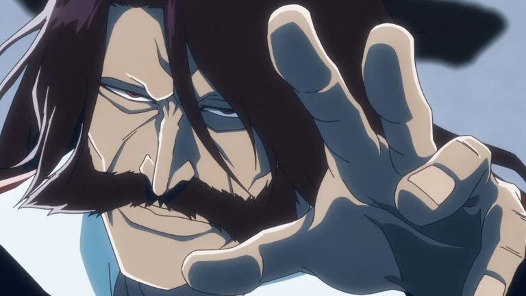 Yhwach, le souverain des Quincy, tend la main vers l’avant dans Bleach: Thousand-Year Blood War