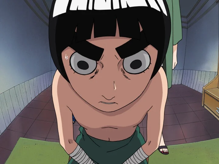 Rock Lee garde sa détermination malgré les difficultés de son entraînement