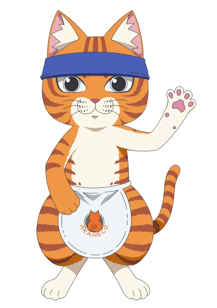 Visuel officiel de l'anime Ramen Akaneko, saison 2 : Bunzō