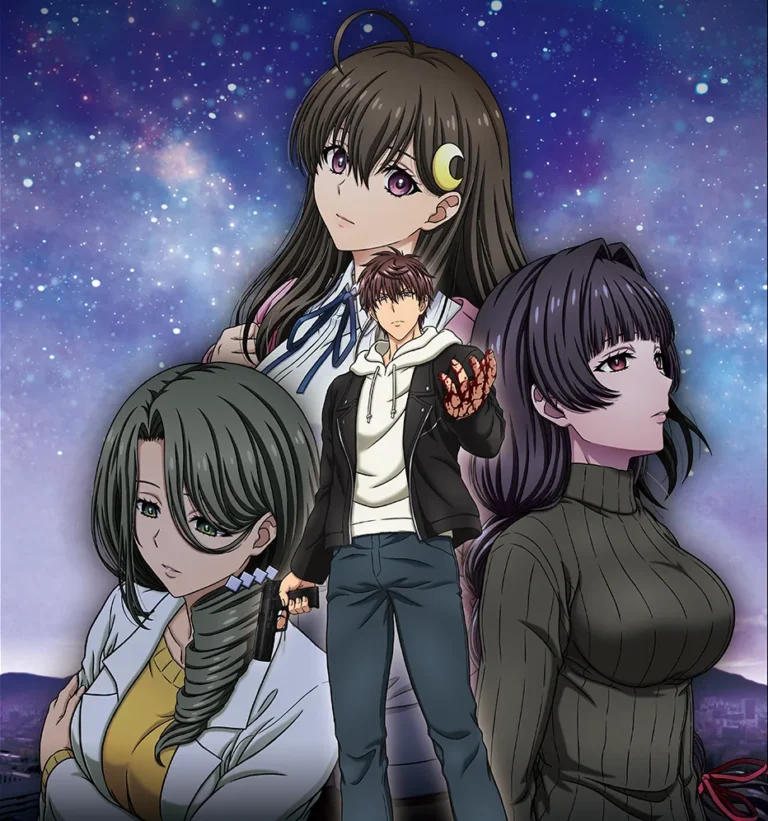 Visuel officiel de l'anime Zombie no Afureta Sekai de Ore dake ga Osowarenai