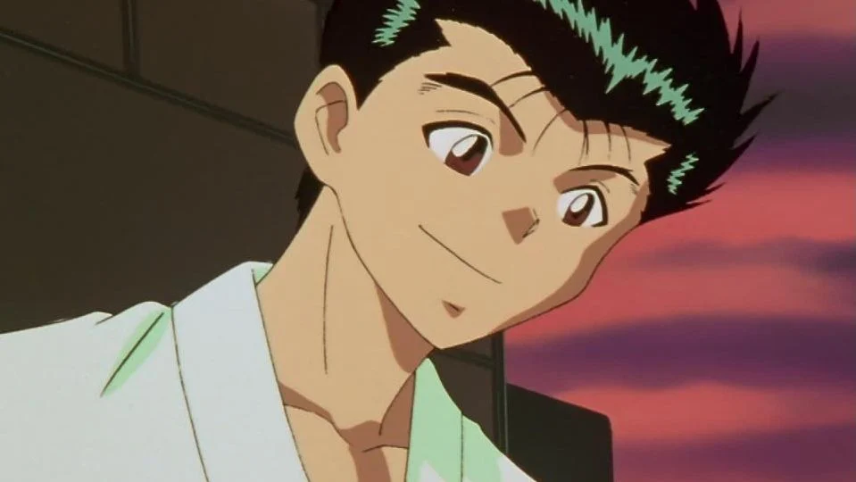 Yûsuke Urameshi dans l'épisode 105 de Yu Yu Hakusho (1994)